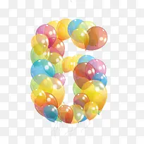 卡通数字6-空若网 卡通数字6-空若网