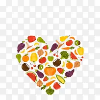 心形健康食物-空若网 心形健康食物-空若网