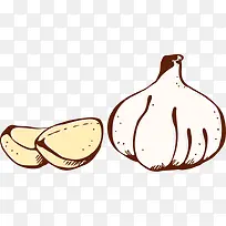 大蒜png矢量素材-空若网 大蒜png矢量素材-空若网