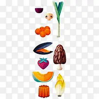 卡通手绘蔬果-空若网 卡通手绘蔬果-空若网