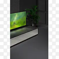 黑色客厅家居场景-空若网 黑色客厅家居场景-空若网