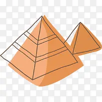 可爱卡通金字塔-空若网 可爱卡通金字塔-空若网