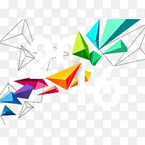 彩色几何形状简历-空若网 彩色几何形状简历-空若网