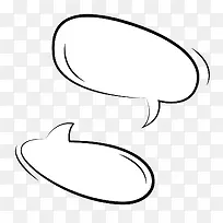 手绘漫画对话框-空若网 手绘漫画对话框-空若网