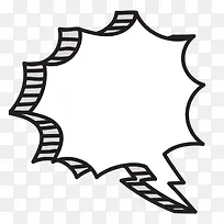 手绘漫画对话框-空若网 手绘漫画对话框-空若网