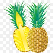 菠萝png矢量素材-空若网 菠萝png矢量素材-空若网