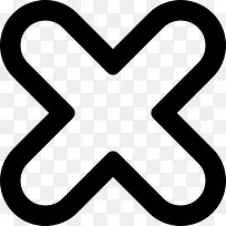 交叉圆的轮廓图标-空若网 交叉圆的轮廓图标-空若网