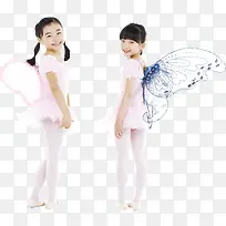 粉蓝色翅膀女生装饰-空若网 粉蓝色翅膀女生装饰-空若网