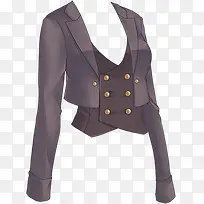 黑色商务女生上衣-空若网 黑色商务女生上衣-空若网