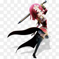 手绘可爱粉头发女生-空若网 手绘可爱粉头发女生-空若网