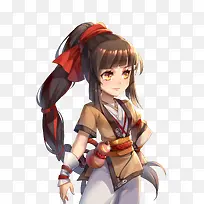 手绘卡通可爱小女生-空若网 手绘卡通可爱小女生-空若网