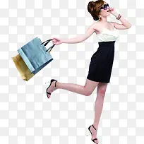 现代时尚购物女生-空若网 现代时尚购物女生-空若网