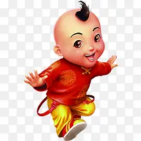 手绘可爱新年男生-空若网 手绘可爱新年男生-空若网