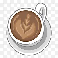 手绘快餐食物(卡布基诺-空若网 手绘快餐食物(卡布基诺-空若网