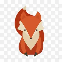 卡通扁平化小狐狸-空若网 卡通扁平化小狐狸-空若网