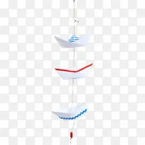 悬挂的白色纸船-空若网 悬挂的白色纸船-空若网