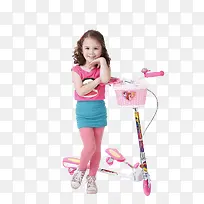 可爱女孩自行车夏日-空若网 可爱女孩自行车夏日-空若网