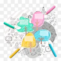 手绘 信息 对话框 手写 装-空若网 手绘 信息 对话框 手写 装-空若网