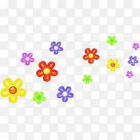 手绘各种彩色花朵-空若网 手绘各种彩色花朵-空若网