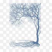 时尚潮流梦幻枯树-空若网 时尚潮流梦幻枯树-空若网