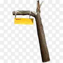干枯树枝箭头路标-空若网 干枯树枝箭头路标-空若网