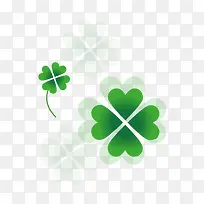 绿色幸运草艺术创意图案-空若网 绿色幸运草艺术创意图案-空若网