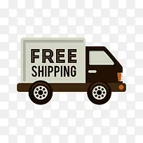 卡通手绘货车卡车标志图标-空若网 卡通手绘货车卡车标志图标-空若网