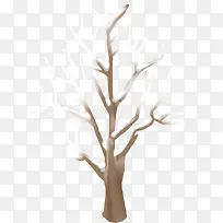 复古树枝冬季恋人图片-空若网 复古树枝冬季恋人图片-空若网