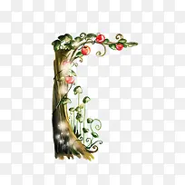 手绘水果树-空若网 手绘水果树-空若网