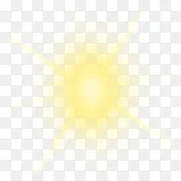 黄色创意光效合成-空若网 黄色创意光效合成-空若网