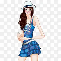 夏季时尚女孩-空若网 夏季时尚女孩-空若网