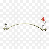 卡通手绘桥灯塔-空若网 卡通手绘桥灯塔-空若网