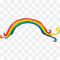 手绘立绘卡通彩虹桥-空若网 手绘立绘卡通彩虹桥-空若网