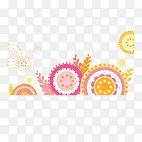 圆形花纹PNG矢量元素-空若网 圆形花纹PNG矢量元素-空若网