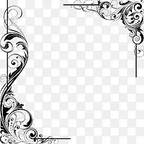 黑色边框花纹-空若网 黑色边框花纹-空若网