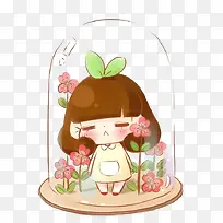 手绘女孩-空若网 手绘女孩-空若网