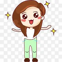 卡通女孩-空若网 卡通女孩-空若网