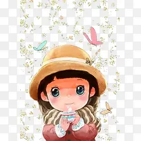 手绘女孩-空若网 手绘女孩-空若网