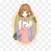 手绘女孩-空若网 手绘女孩-空若网