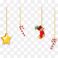 手绘卡通圣诞节袜子装饰-空若网 手绘卡通圣诞节袜子装饰-空若网