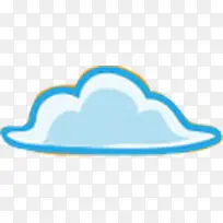 可爱蓝色云朵-空若网 可爱蓝色云朵-空若网