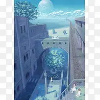 �ֻ���ɫ��Ů�廭-������