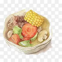 手绘食物-空若网 手绘食物-空若网