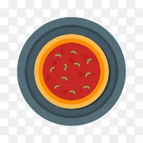 手绘卡通一碗食物-空若网 手绘卡通一碗食物-空若网