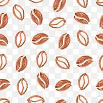 手绘咖啡豆-空若网 手绘咖啡豆-空若网
