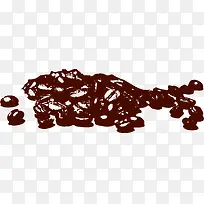 矢量手绘咖啡豆-空若网 矢量手绘咖啡豆-空若网