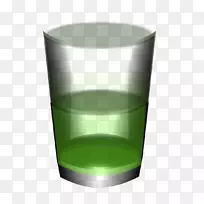 玻璃电脑图标杯夹艺术.水彩画-空若网 玻璃电脑图标杯夹艺术.水彩画-空若网