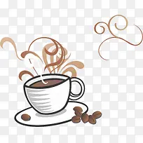 扁平手绘合成咖啡-空若网 扁平手绘合成咖啡-空若网