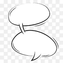 手绘漫画对话框-空若网 手绘漫画对话框-空若网