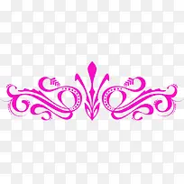 粉色时尚欧式花纹-空若网 粉色时尚欧式花纹-空若网